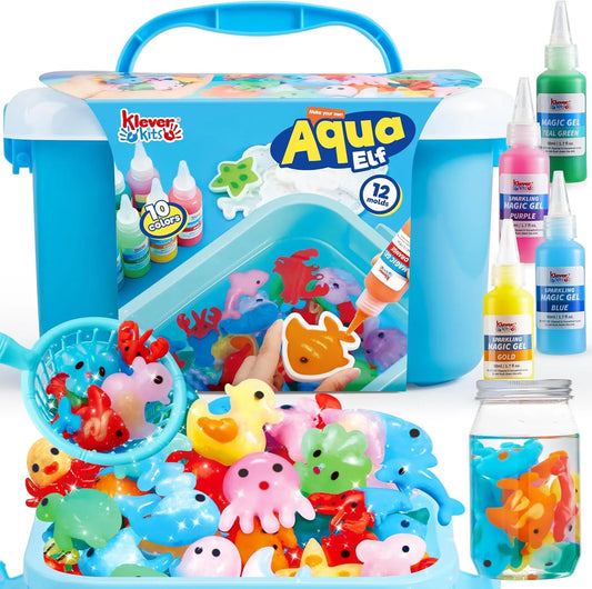 JOYFY Magic Fairy Water Gel Toy Kit with 10 Gel Preserving Bottles - Ideal for Kids' Parties and Birthday Gifts