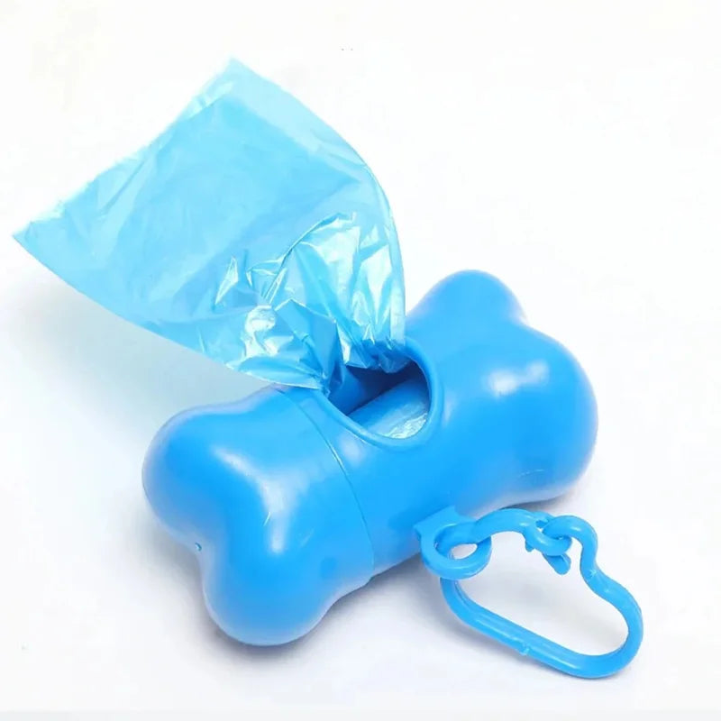 Bone-Shaped Pet Waste Bag Dispenser for Dogs - Convenient Cleaning Solution for Outdoor Use