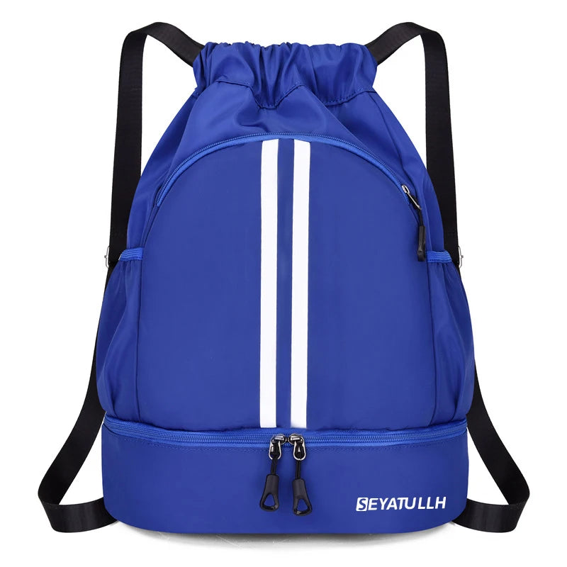 Fitness Backpack Gym Bag Sport Basketball Backpack Travel Outdoor Pack Waterproof Swimming Bag Pouch Hiking Climbing Mochila