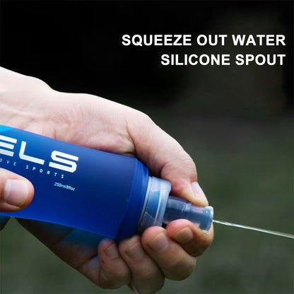 Camping Soft Water Bottle Drinking Sport Folding Bag Flask Outdoor Running Hydration Pack Waist Bicycle BPA Free
