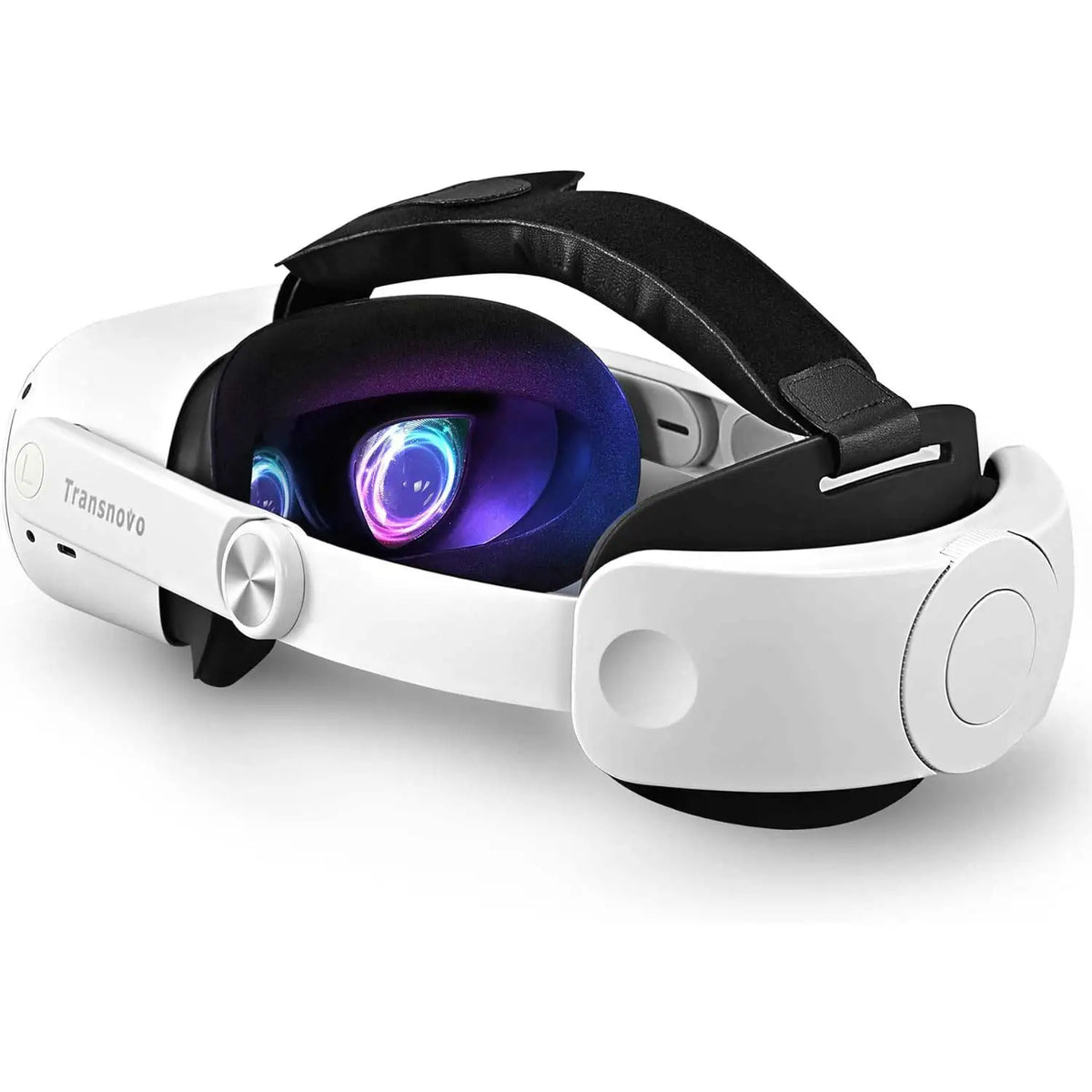 TRANSNOVO Ergonomic Adjustable Head Strap for Oculus Quest 2 and Meta Quest 2 - Enhanced Comfort VR Accessory