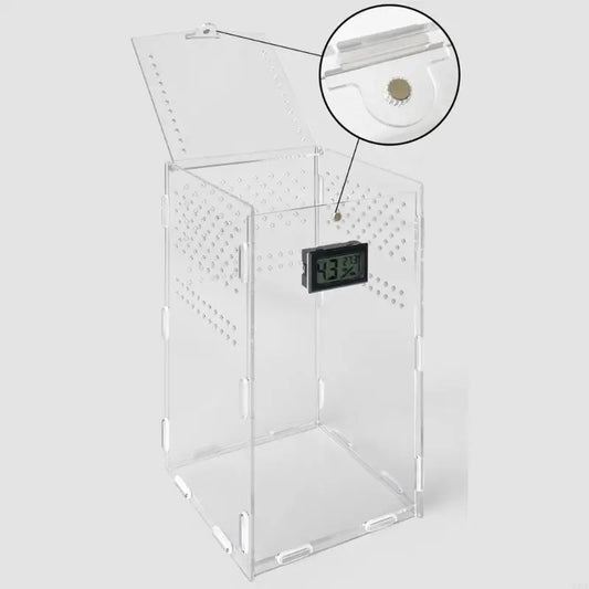 Reptiles Feeding Box Breeding Cases Acrylic Terrarium for Reptiles Small Snake