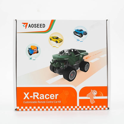 X-Racer Toy Creation Kit 330 Pieces Fit for X-Maker 3D Printed Remote Control Car Assembly STEM Educational DIY Fun