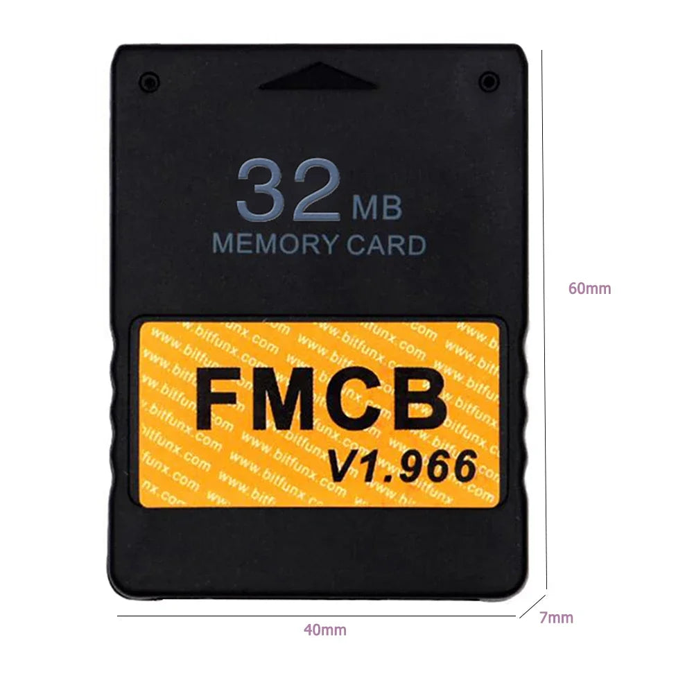 Free Mcboot V1.966 8MB/16MB/32MB/64MB Memory Card for Sony PS2 Playstation 2