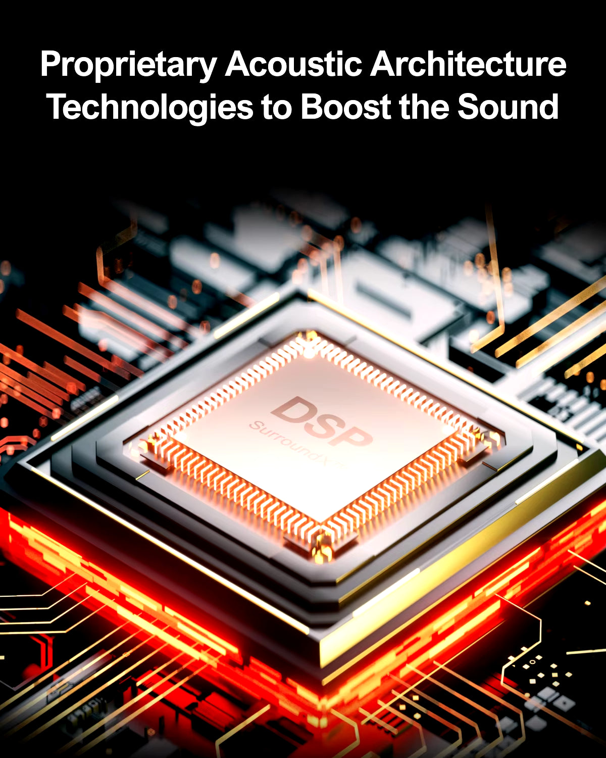 320W 5.1 Soundbar with Wireless Subwoofer & 2 Surround Speakers, 3D Surround Sound System Home Theater, APP Control