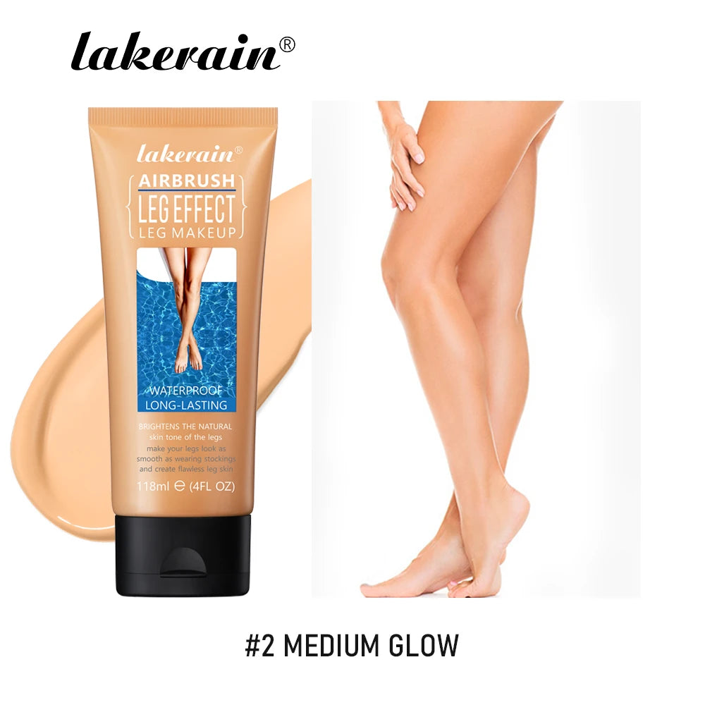 Leg Makeup Moisturizing Liquid Body Foundation - Waterproof Tanning Cream for Even Skin Tone in 3 Shades