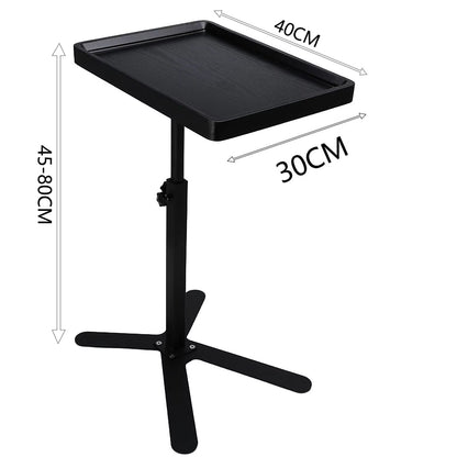 C Shaped Living Room Side Table Sofa Side Cabinet Mobile Coffee Table Simple Small Square Table Bedroom Bedside Table with Wheel