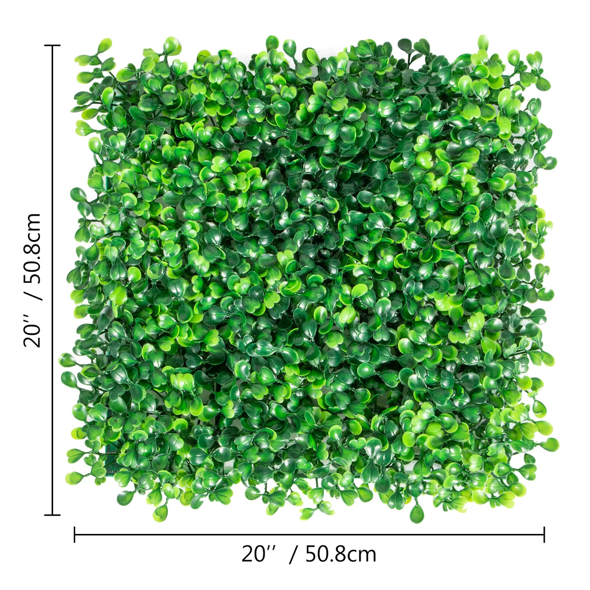 Succebuy Artificial Boxwood Hedge Wall Panels - 24 Pieces, 20x20/24x16 Inches, Green Grass Backdrop for Decorative Use