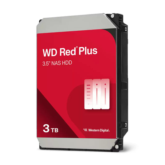 Western Digital 3TB WD Red plus NAS SATA HDD Internal Hard Drive HDD - WD30EFPX