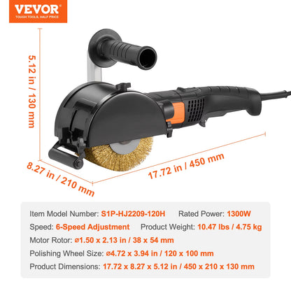 Succebuy Variable Speed Burnishing and Polishing Machine for Metal and Wood Surface Conditioning