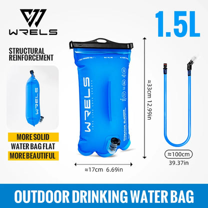 Sports Water Bladder Hydration Pack Storage Bag BPA Free Portable Food Grade Outdoor Drinking Camping Water Bag