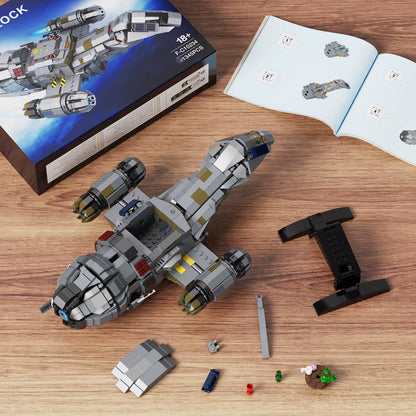 Spaceship Building Blocks Shuttle Firefly-Class Bricks Toys with Display Stand Space Fans Gifts(1345 Pieces)