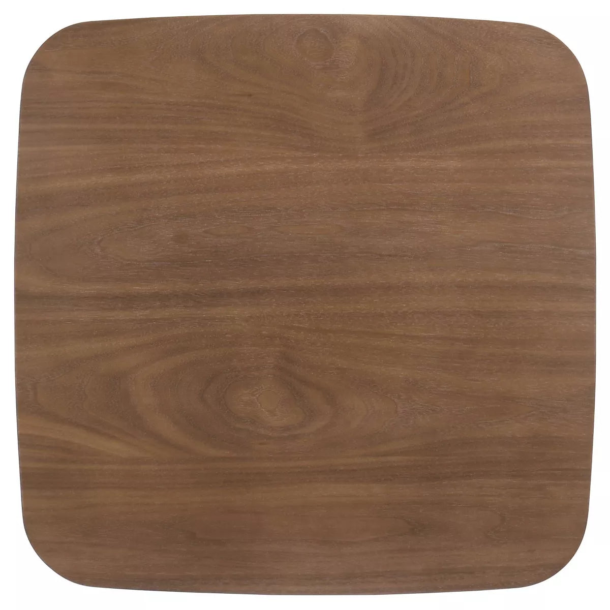 3Pc Radley Wood Coffee Table Set Walnut - Modern Living Room , Beveled Edge Design