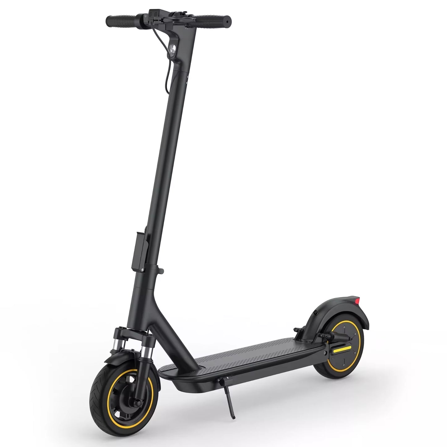 LPMAX 10" Tires Folding Electric Scooter 22MPH Max Speed 500W 14.5AH 28Miles Long Range Dual Shock Absorber Escooter
