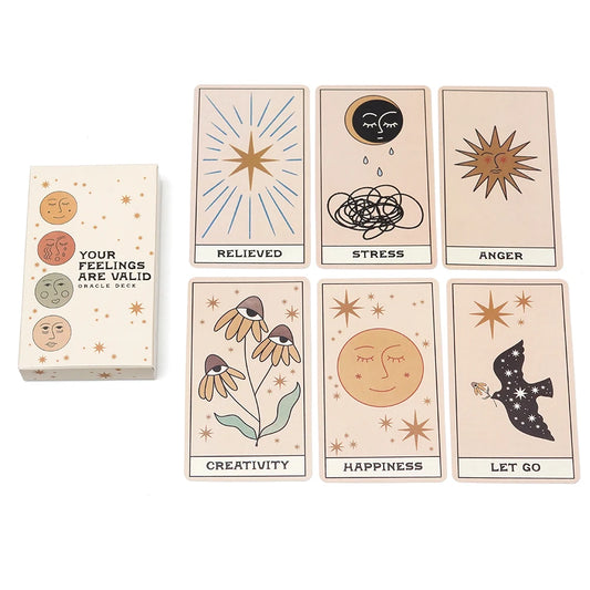 Your Feelings Are Valid Oracle Deck 2Nd Edition Oracle Mood Deck Tarot Oracle Witch Deck