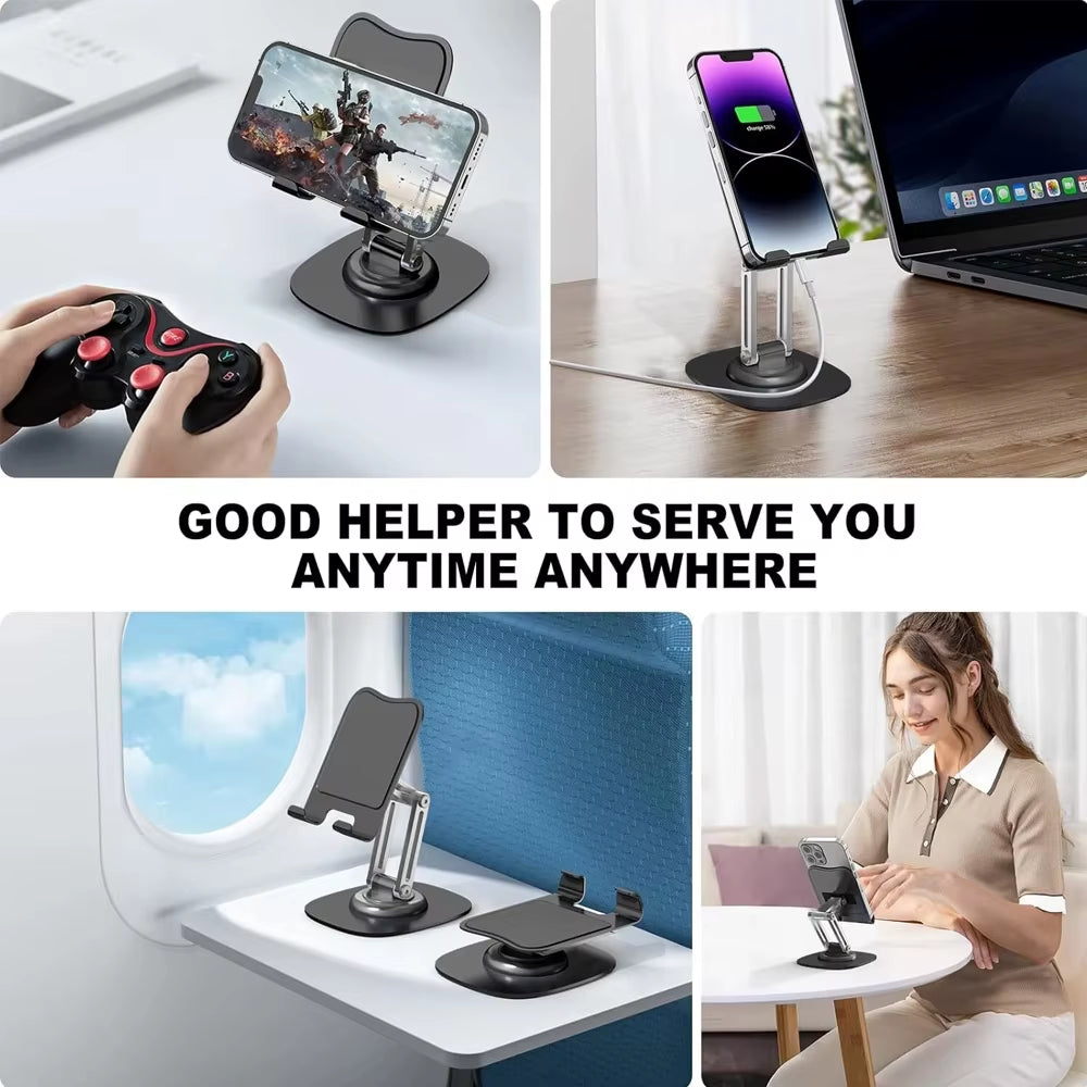1PCS 360°Adjustable Universal Tablet Stand Desk Holder Mount Detachable Arm for Cell Phone Ipad Iphone Portable Desktop Stand