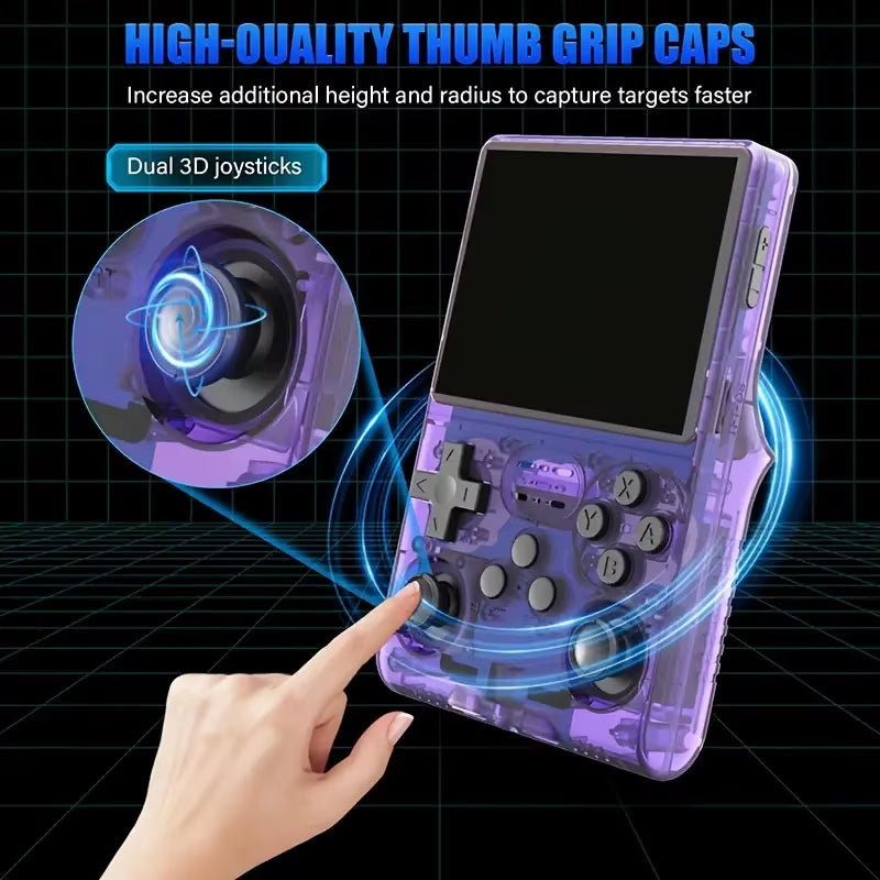 R40S Handheld Game Console, Retro Game Console, HD Visual Experience, Upgraded Processor, Brings Smooth Gaming Experience, 3800M