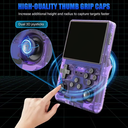 R40S Handheld Game Console, Retro Game Console, HD Visual Experience, Upgraded Processor, Brings Smooth Gaming Experience, 3800M