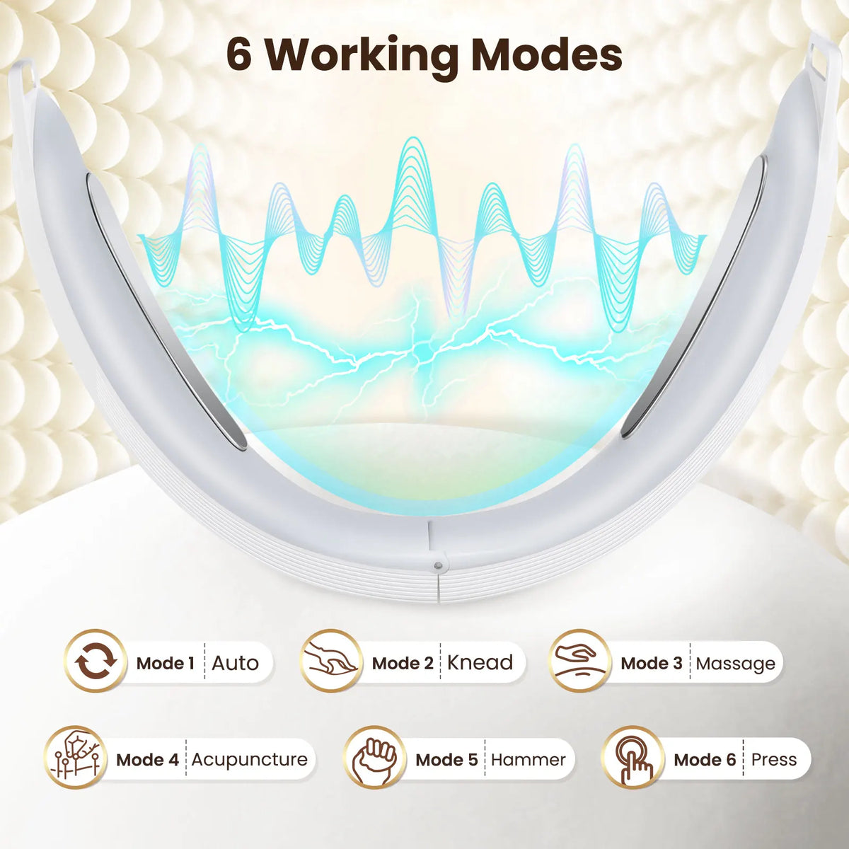 EMS Facial Lifting Massager with LED Photon Therapy for Anti-Wrinkle and Double Chin Reduction