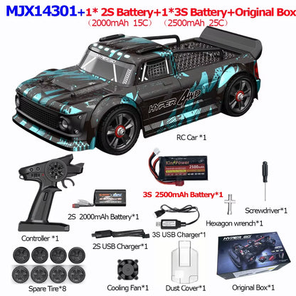 MJX 14301 14302 14303 1/14 RC Car 55Km/H Brushless HYPER GO 2.4G Remote Control 4WD Off-Road High Speed RC Car Truck Hobby Toy
