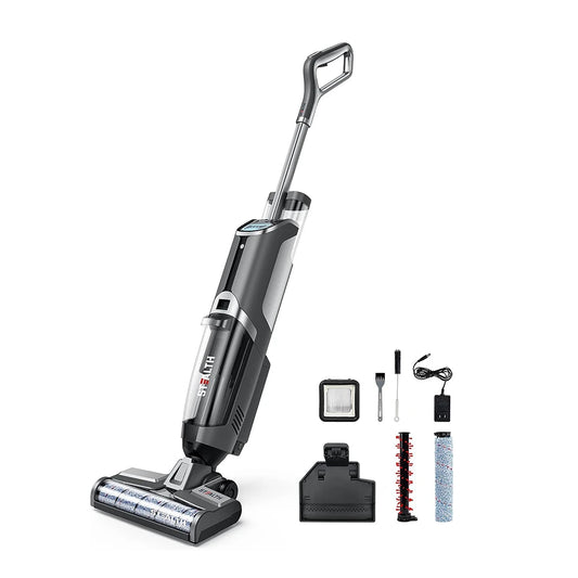 Cordless Electric Mop, Lightweight, 30 Minutes Long Running Time, Self Cleaning, Suitable for Wet Dry Vacuums, Hard Floors and Area Rug