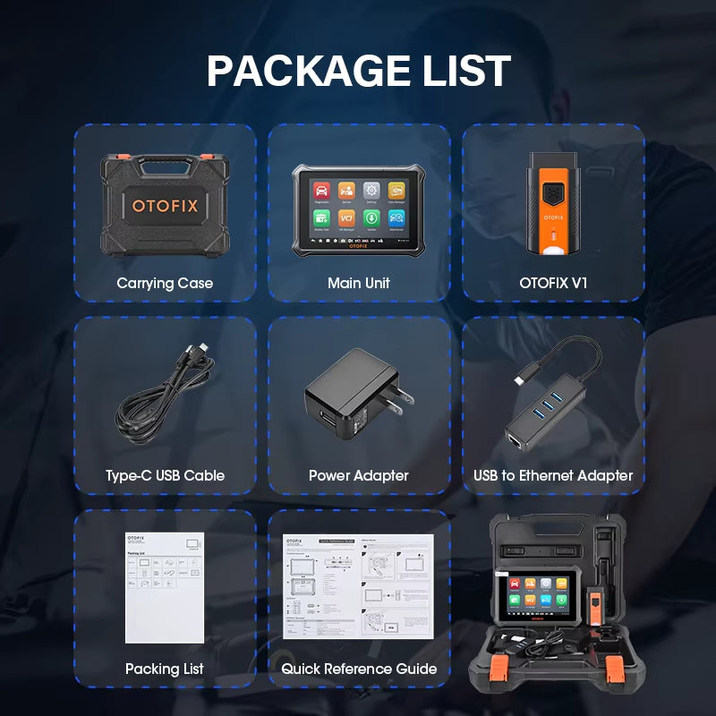 OTOFIX D1Lite Bluetooth OBD2 Diagnostic Tool - Bi-Directional Automotive Scanner with 2 Years of Free Updates and Active Testing Features