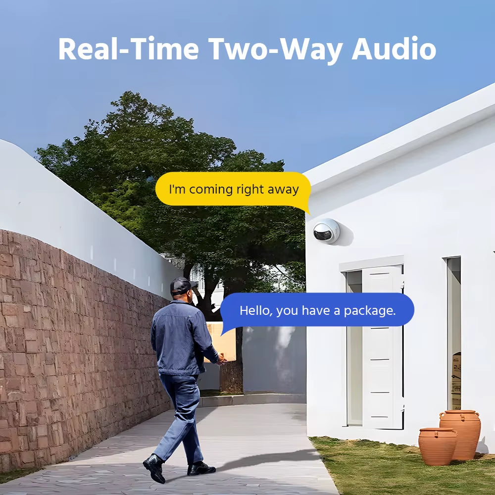 ANNKE 4K 8MP POE Surveillance Camera Dual Lens Outdoor Poe Camera 1/2/4PCS Color Night Vision CCTV Video Security Camera for NVR