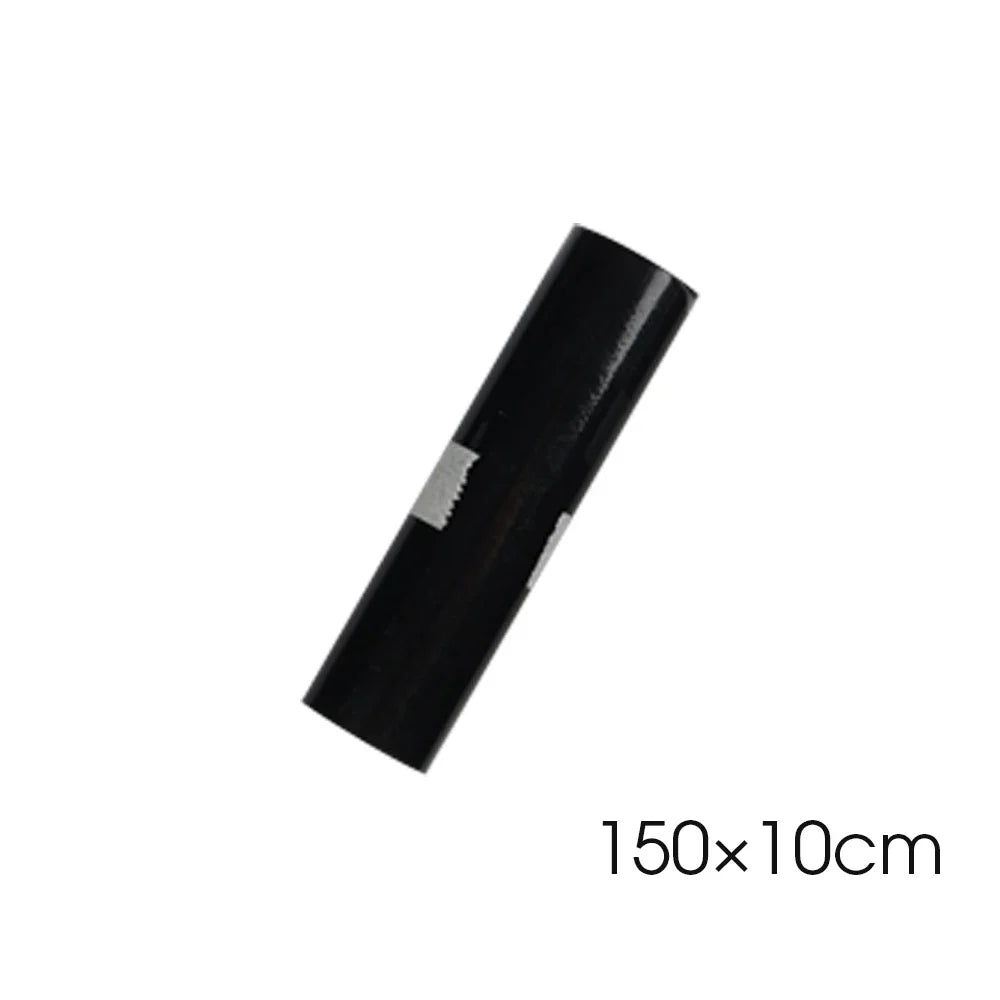 Gloss Black Self-Adhesive Vinyl Wrap for Automotive Applications - 150 x 50 cm Color Changing Film