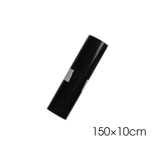 Gloss Black Self-Adhesive Vinyl Wrap for Automotive Applications - 150 x 50 cm Color Changing Film
