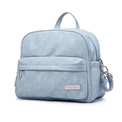 Soboba Solid Fashion Diaper Backpack for Baby Care Waterproof Multi-Function Nappy Changing Bag for Mother Stylish Diaper Bags