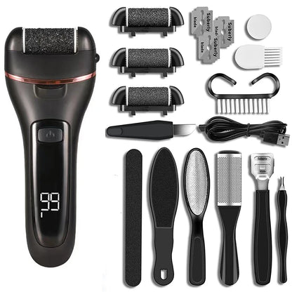 Electric Foot File for Professional Pedicure and Heel Care