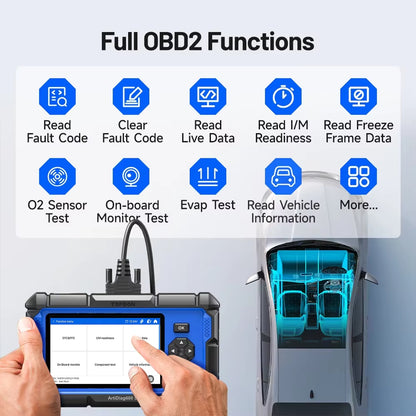 TOPDON Artidiag600S Professional OBD2 Scanner and Automotive Diagnostic Tool for ABS, Airbag, Oil, EPB, DPF, TPMS, and BMS Reset