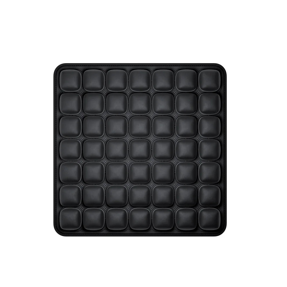 49-Cell Air Seat Cushion for Office, Home, and Outdoor Use with Transparent Matte-Finish Carry Bag