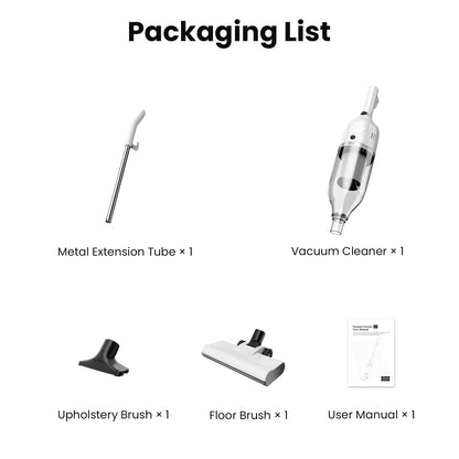 Vastorm R7 Corded Vacuum Cleaner - 600W, 20Kpa Powerful Suction, 3-in-1 Lightweight Handheld Stick Vacuum with 5M Cable, Bagless Design for Hardwood Floors, Carpets, and Pet Hair Removal