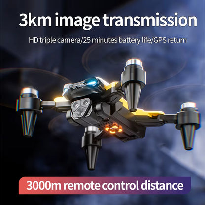 New M5 Max Drone 8K Professinal 4K HD Camera Wide Angle Optical Flow Localization Brushless Motor RC Quadcopter Apron Sell