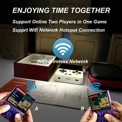 Miyoo Mini plus Retro Handheld Console, 3.5'' IPS Screen, Linux Open Source Gaming Device