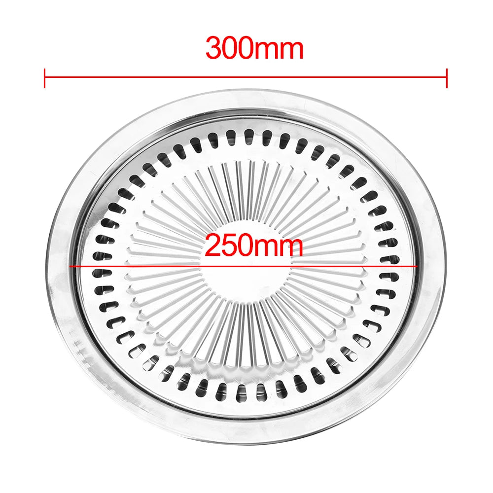 Smokeless Barbecue Grill Pan Non-Stick Gas Stove Plate for Electric Stove Baking Tray BBQ Tong Grill Barbecue Tools Home Outdoor