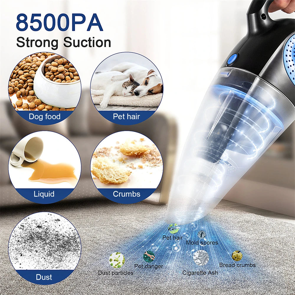  Powerful Wet and Dry Handheld Vacuum Cleaner for Cleaning Appliance Enthusiasts