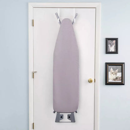 Home Products Light Gray 4-Leg Mesh Top Ironing Board with Integrated Iron Rest