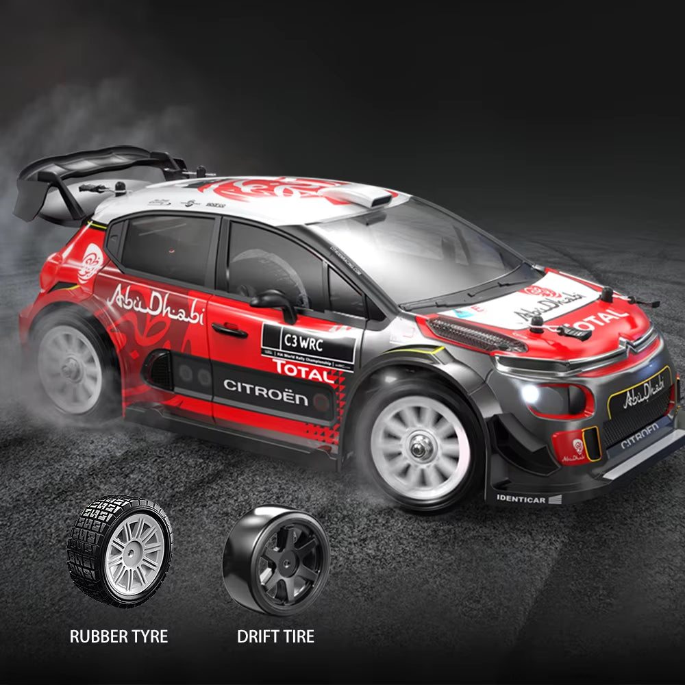 1/14 MJX 14303 High-Speed RC Drift Car - 2.4G Brushless 4WD Off-Road Rally Truck for Adults and Gift Use