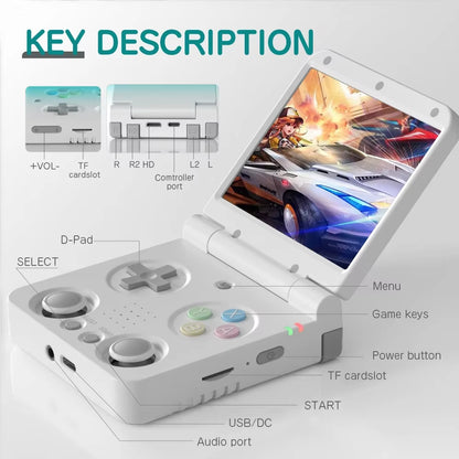 Flip V2 Handheld Game Players 3.5''IPS Screen Linux System Onion OS Video Game Consoles Free Storage Bag Gamer Gift Gaming