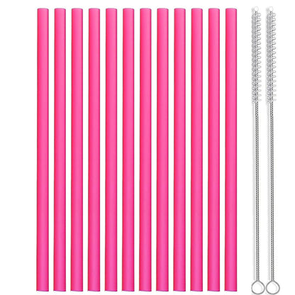 Set of 12 Long Color Replacement Straws for 40 Oz and 30 Oz Tumblers