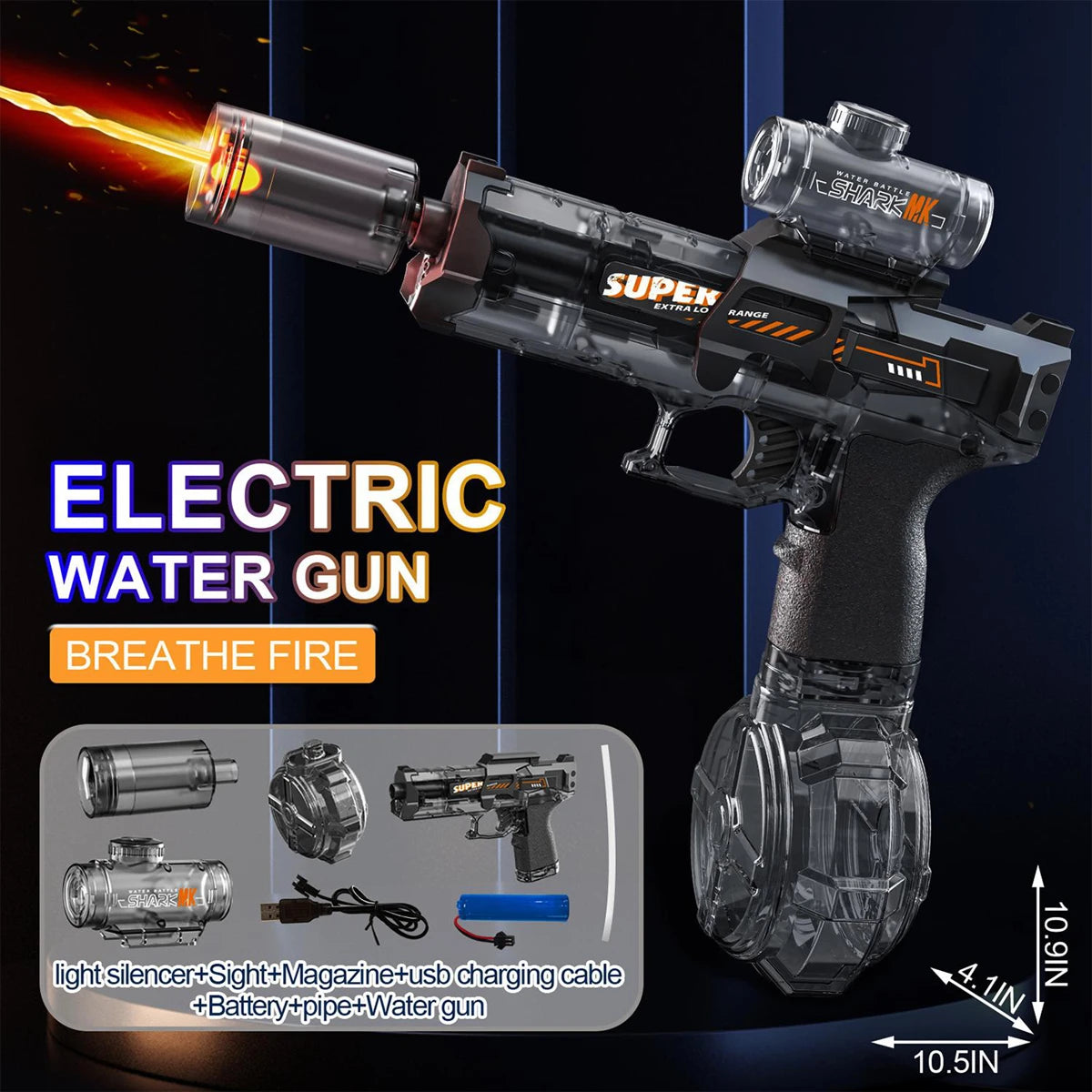 Automatic Electric Water Gun Blaster for Summer Outdoor Fun - Ideal for Beach and Pool Parties, Perfect Gift for All Ages