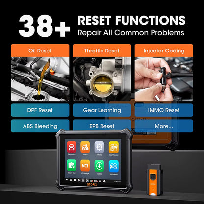 OTOFIX D1Lite Bluetooth OBD2 Diagnostic Tool - Bi-Directional Automotive Scanner with 2 Years of Free Updates and Active Testing Features
