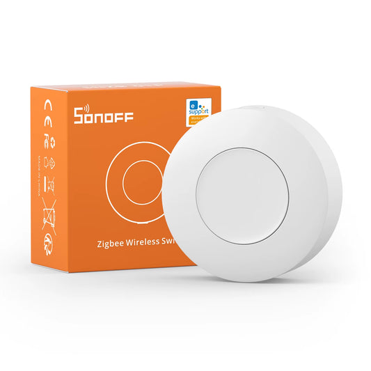 SNZB-01P Zigbee Wireless Switch Custom Button Action Smart Scene Support Nspanel Pro, ZB Bridge Pro, and Zbdongle-E.