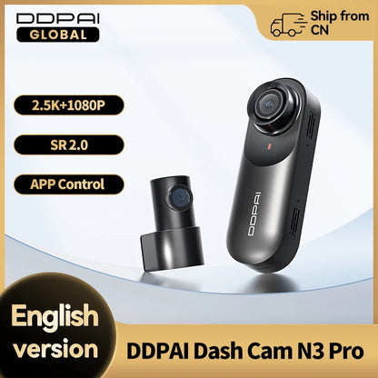 Mola N3 Pro Dash Camera Driving Vehicle Cam Wifi Smart Connect Car Recorder 2.5K Car DVR Dash Camera