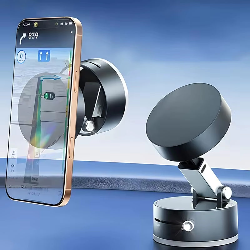 Car Magnetic Phone Holder Adjustable Rotating Suction Hands-Free Cell Phone Mount for Desktop Stand Accessory Durable Car Part