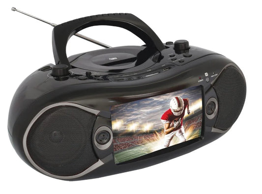 Naxa 7" Bluetooth® DVD Boombox and TV (NDL-287)