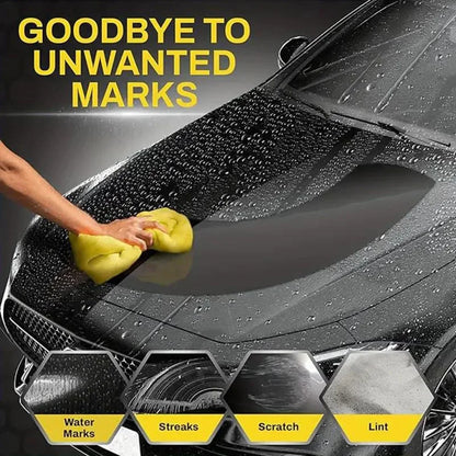 Premium PVA Quick-Dry Car Wash Towel - Ultra Absorbent, Scratch-Free, Reusable Deerskin Cloth for Auto Maintenance