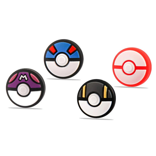 4Pcs Cartoon Silicone Analog Thumb Grip Caps Compatible with Nintendo Switch Oled/Switch Lite/Switch Joystick Protective Cover